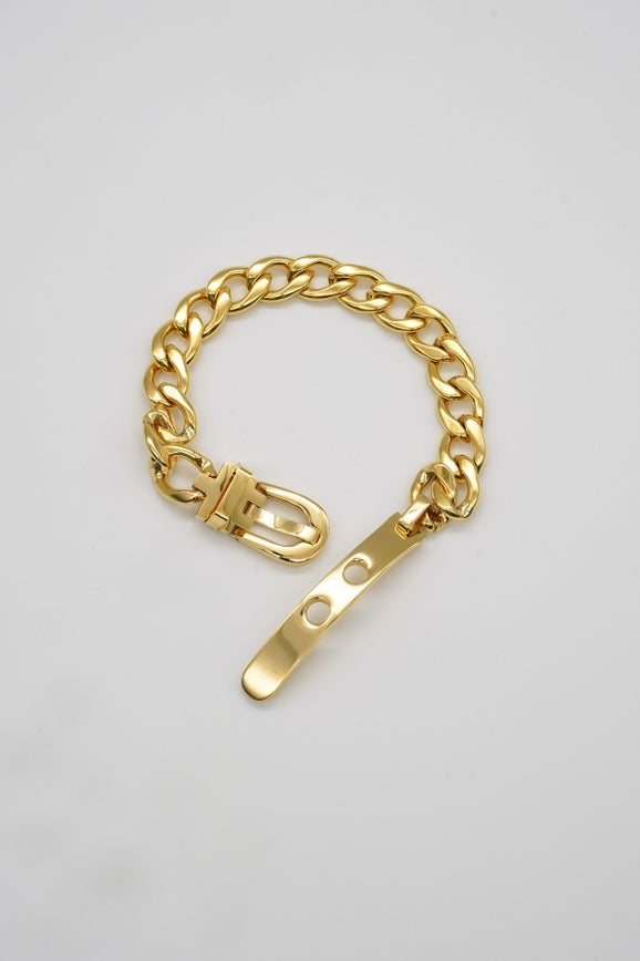 Belt Bracelet in Gold