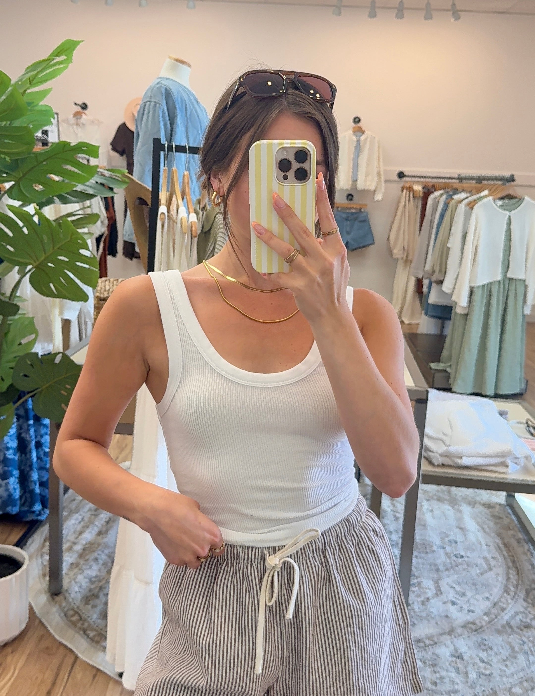 Eugene Stripe Drawstring Short