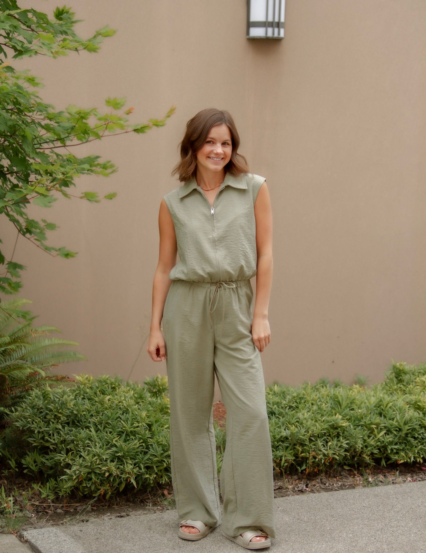 Olivia Green Top & Pant Set