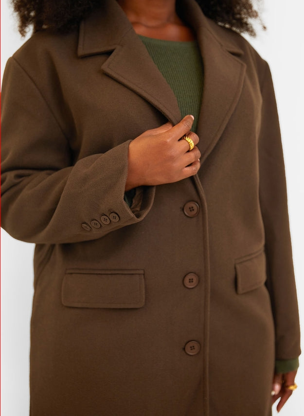 Dolce Wool Blend Coat