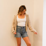 Dex Mid Rise Denim Short