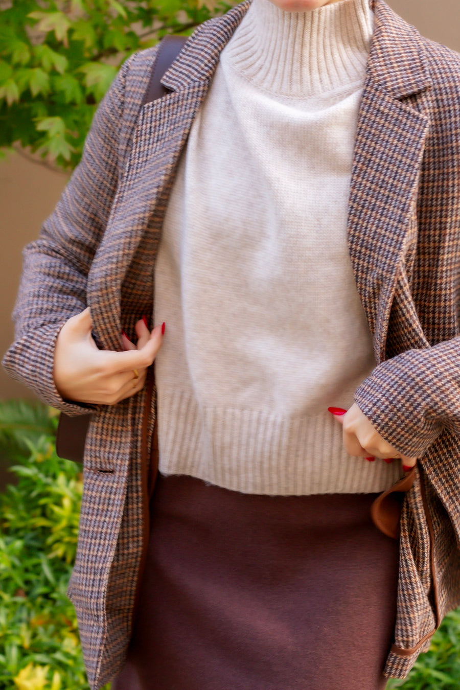 Downtown Plaid Blazer