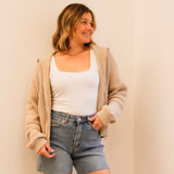 Dex Mid Rise Denim Short