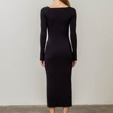 Sweetheart Sweater Midi Dress