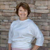 Atlas 3/4 Sleeve Cotton Knit Top