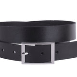 Classic Rectangle Leather Buckle Belt