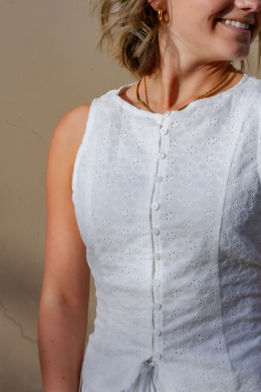 Sundream Eyelet Top