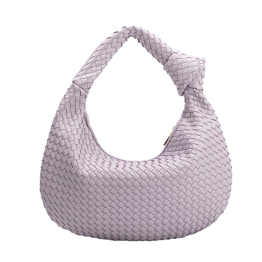 Melie Bianco Brigitte Large Lilac Shoulder Bag