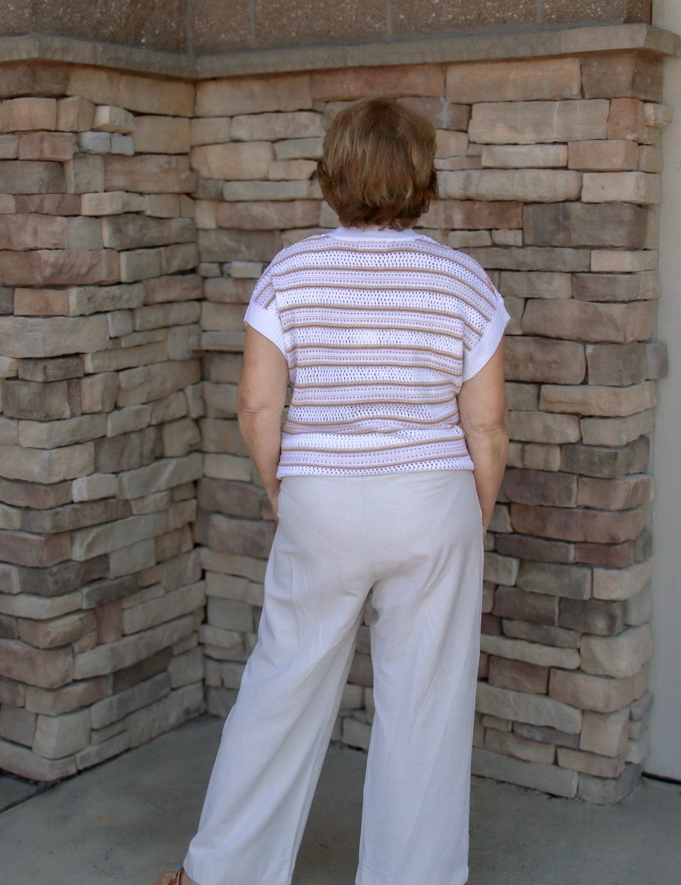 Juniper Short Sleeve Sweater by Elan
