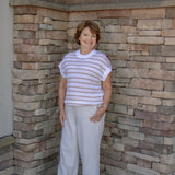 Juniper Short Sleeve Sweater by Elan