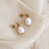 Baroque Pearl Drop Earrings