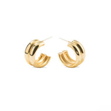 Brenda Grands Twin Gold Hoops