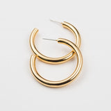 Brenda Grands Chunky Tube Hoops