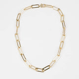 Brenda Grands Chunky Paperclip Necklace