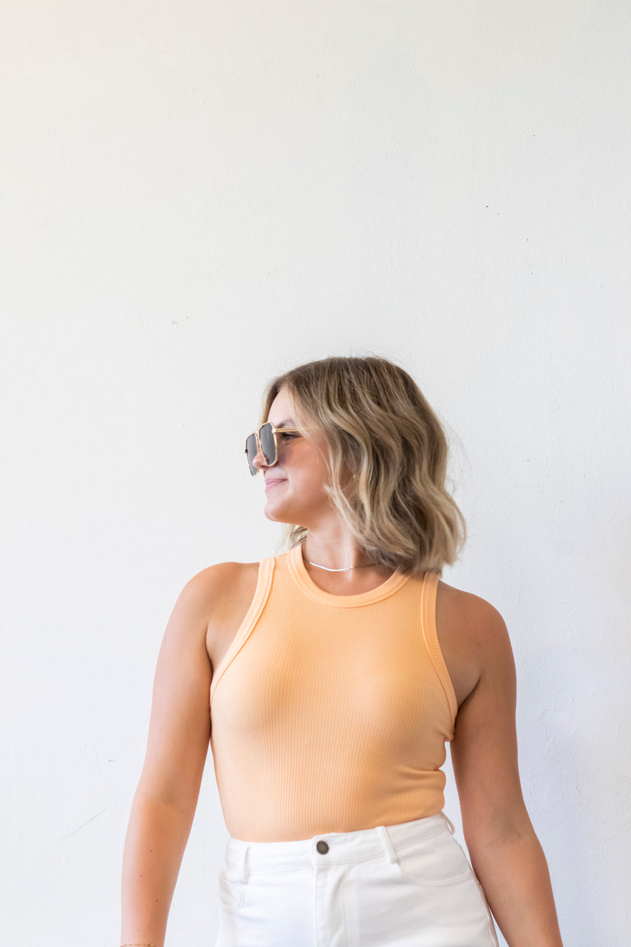 PISTOLA Blake Bodysuit in Sherbet