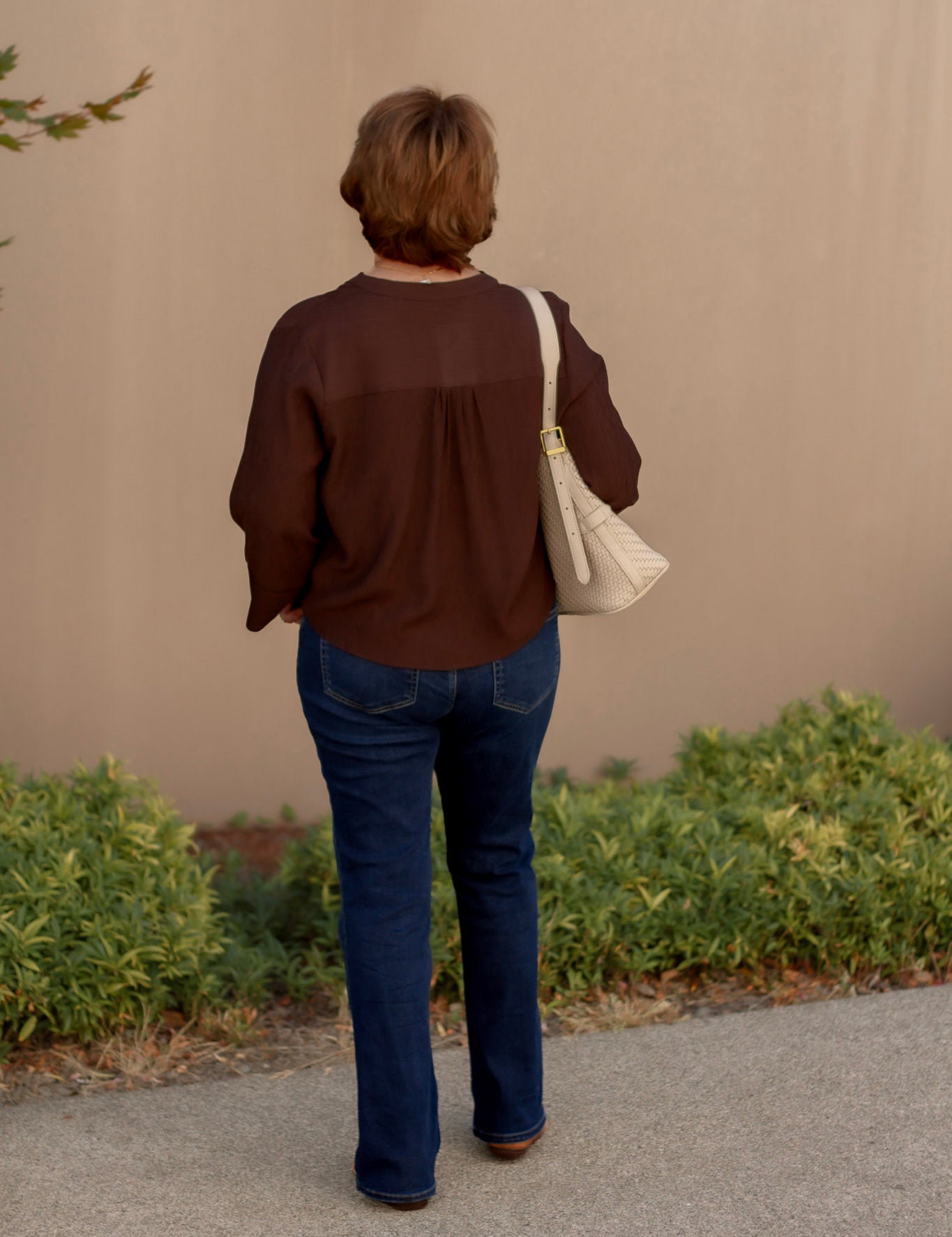 Drina Drapey Wide Sleeve Blouse
