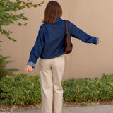 Jane Tie Front Denim Jacket