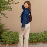 Jane Tie Front Denim Jacket