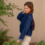 Jane Tie Front Denim Jacket