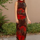 Oasis Mesh Floral Skirt
