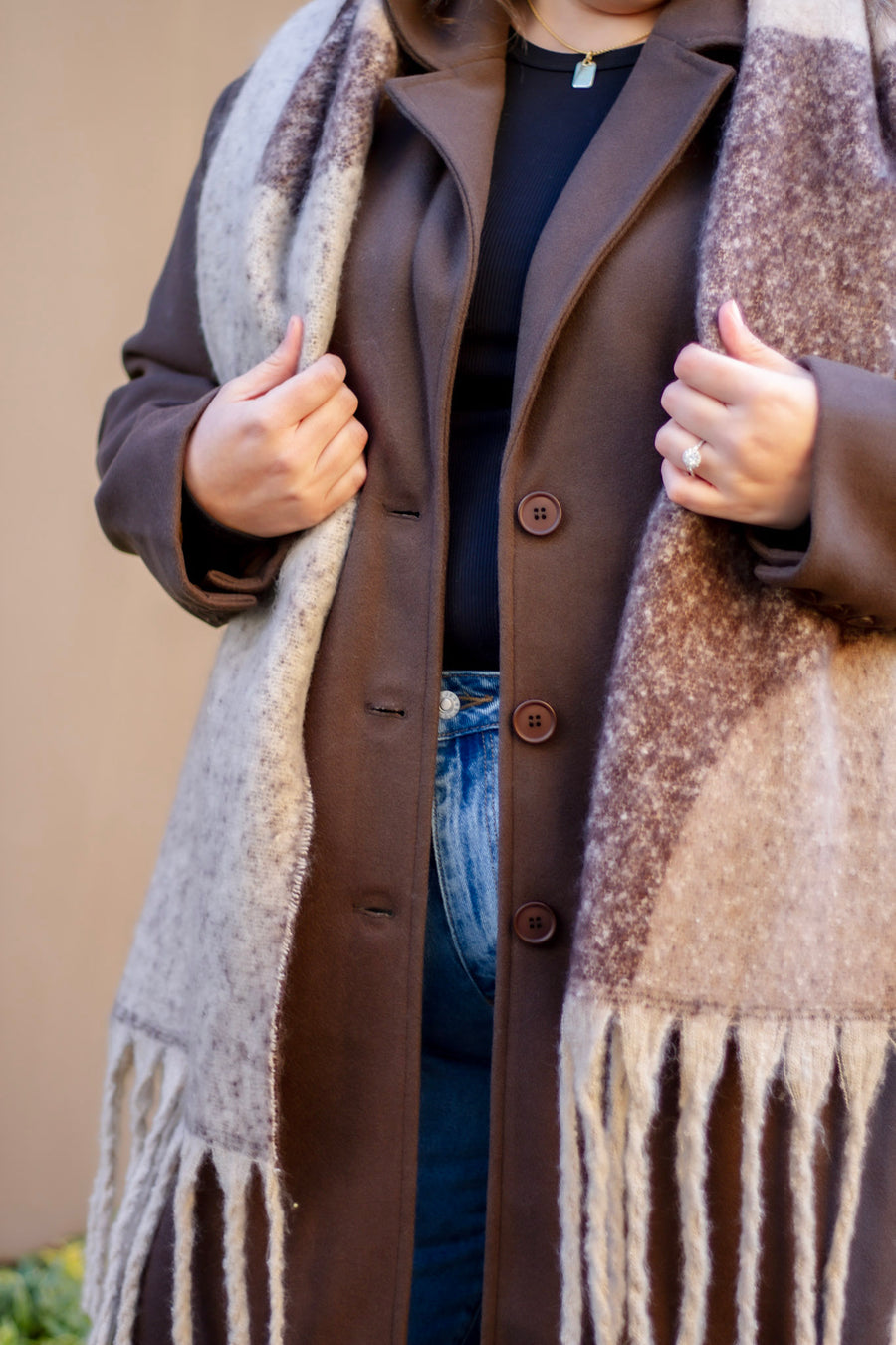 Dolce Wool Blend Coat