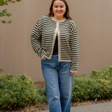 Cabin Cardi in Hunter Green