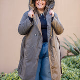 Puffer Trench Coat (XS-3X)