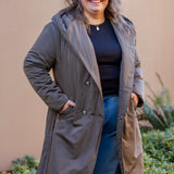 Puffer Trench Coat (XS-3X)