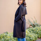 On the Go Knit Trench