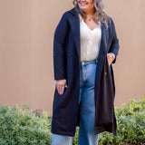 On the Go Knit Trench