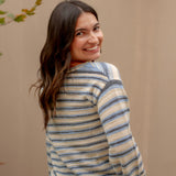 Belle Knit Sweater in Blue