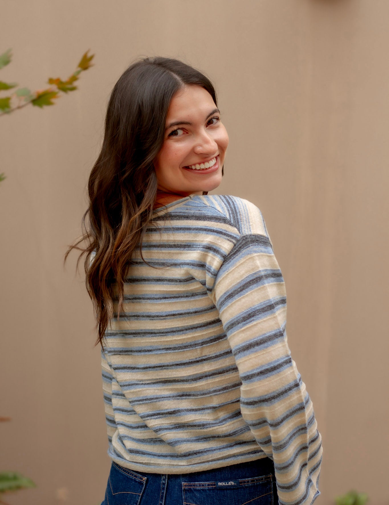 Belle Knit Sweater in Blue