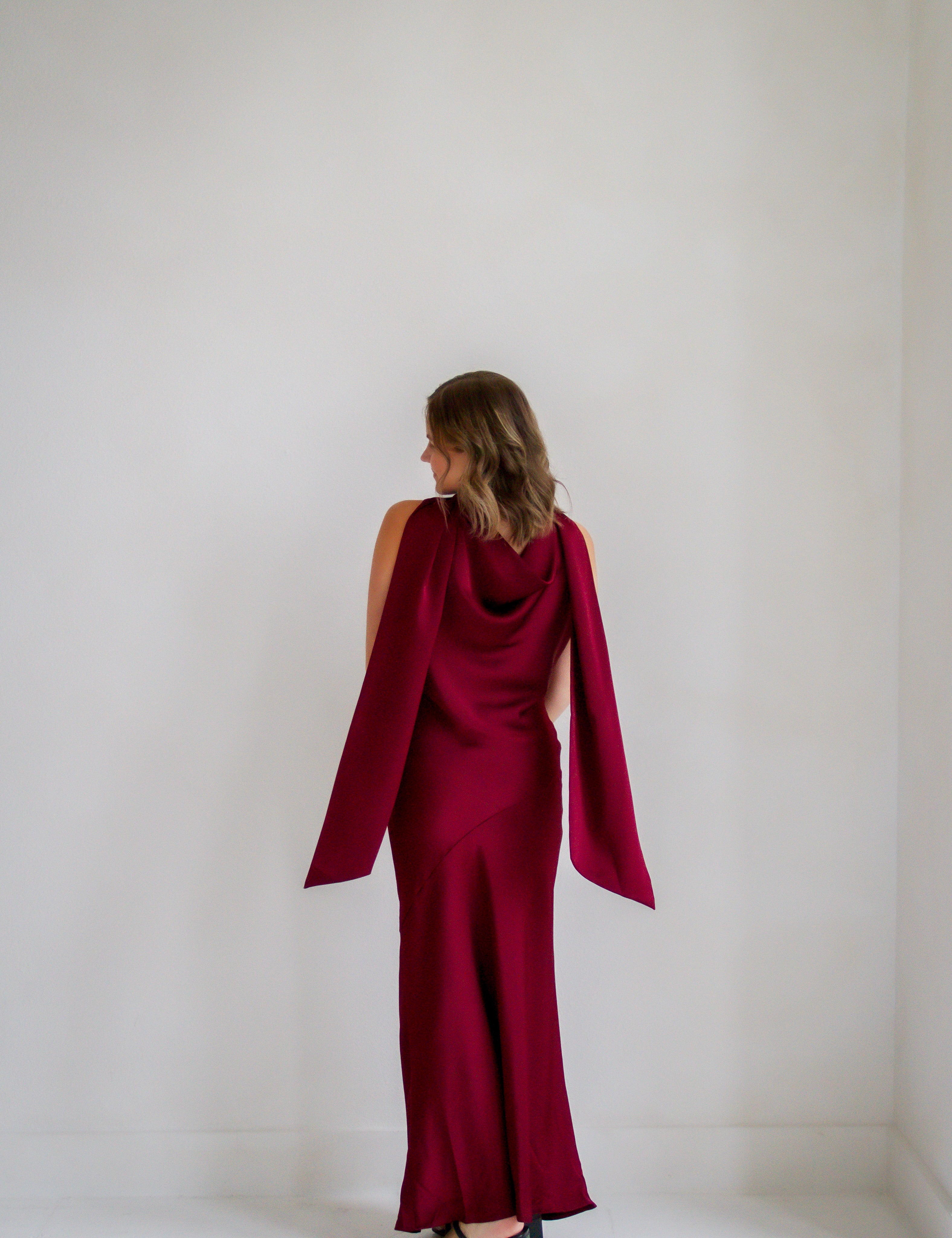 Cabaret Cowl Maxi Dress