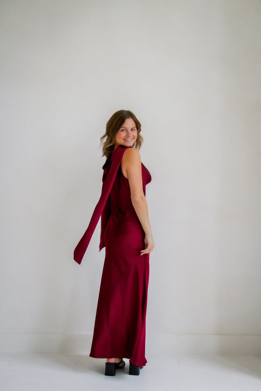Cabaret Cowl Maxi Dress