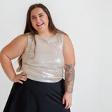 Reed Sequin Top