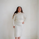 Cosette Rib Knit Midi Skirt