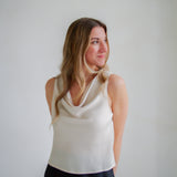 Last Night Cowl Neck Top