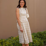Josephine Gingham Skirt