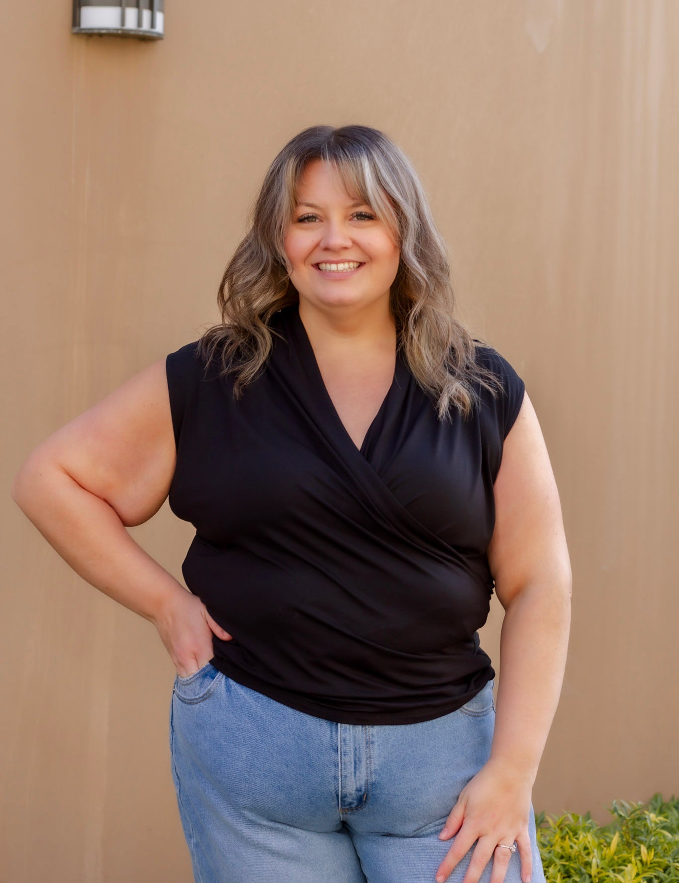 Drapey Wrap Top