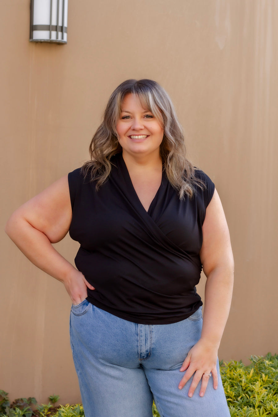 Drapey Wrap Top