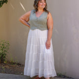 Coastal Tiered Maxi Skirt