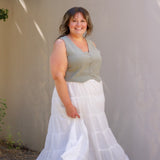 Coastal Tiered Maxi Skirt