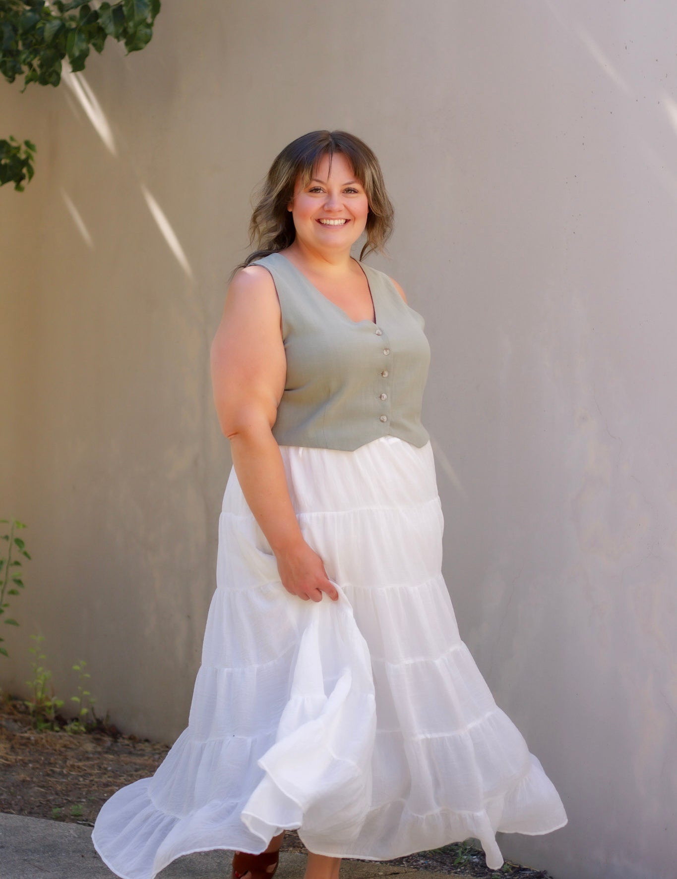 Coastal Tiered Maxi Skirt