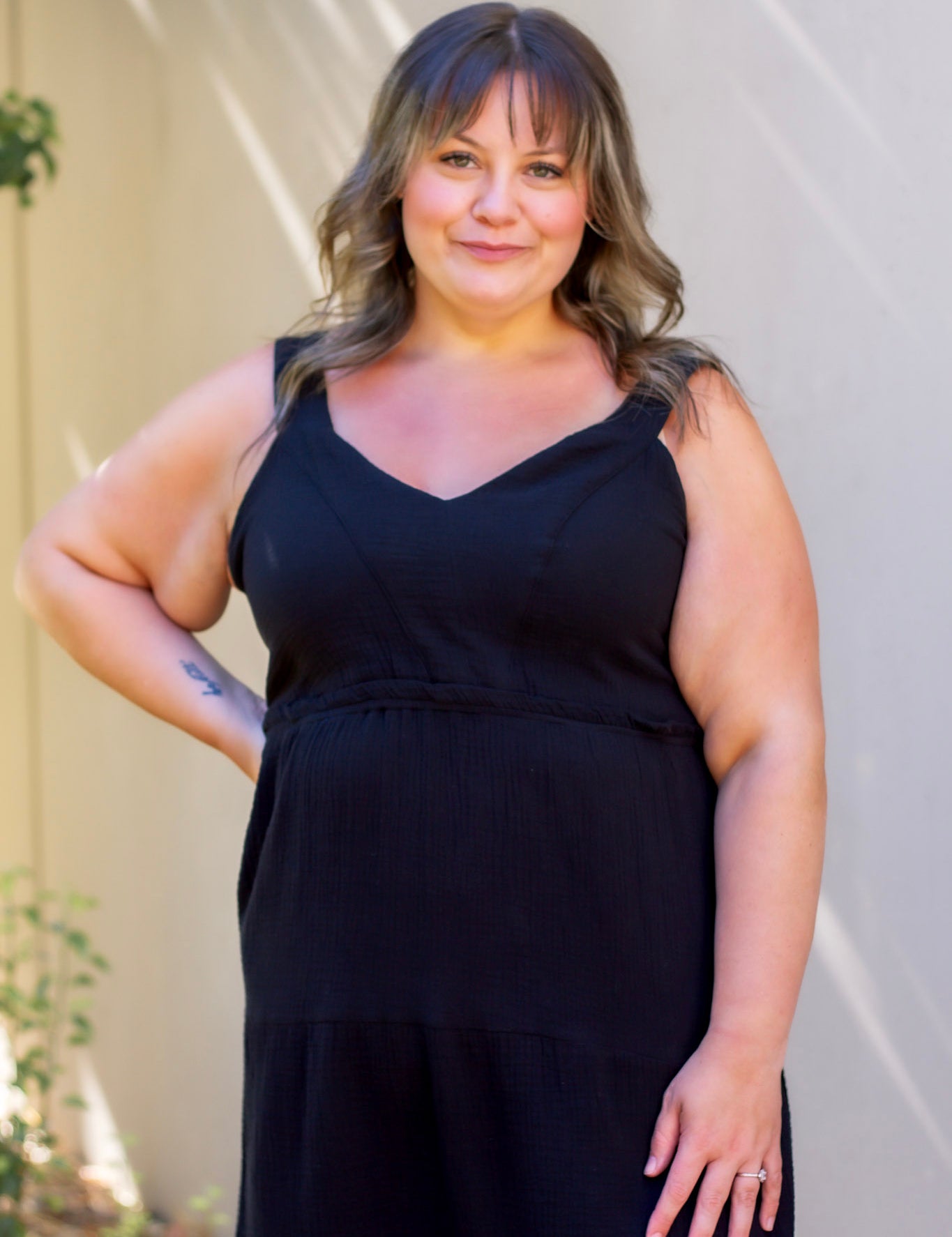 Cotton Midi Dress
