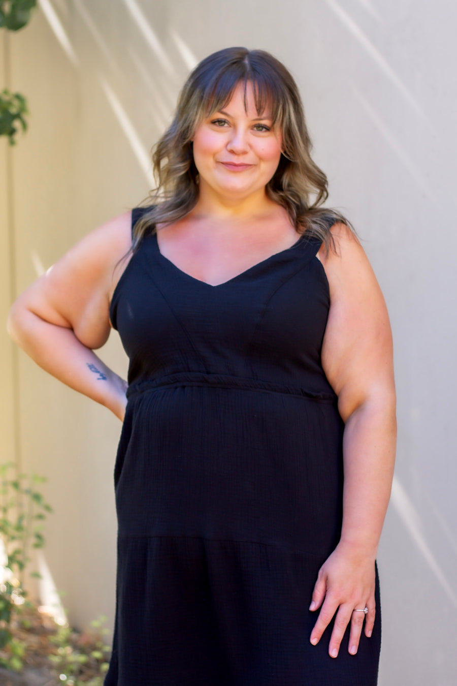 Cotton Midi Dress