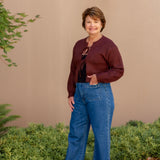 Bow Front Sweater Top