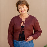 Bow Front Sweater Top