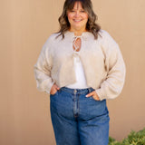 Bow Front Sweater Top