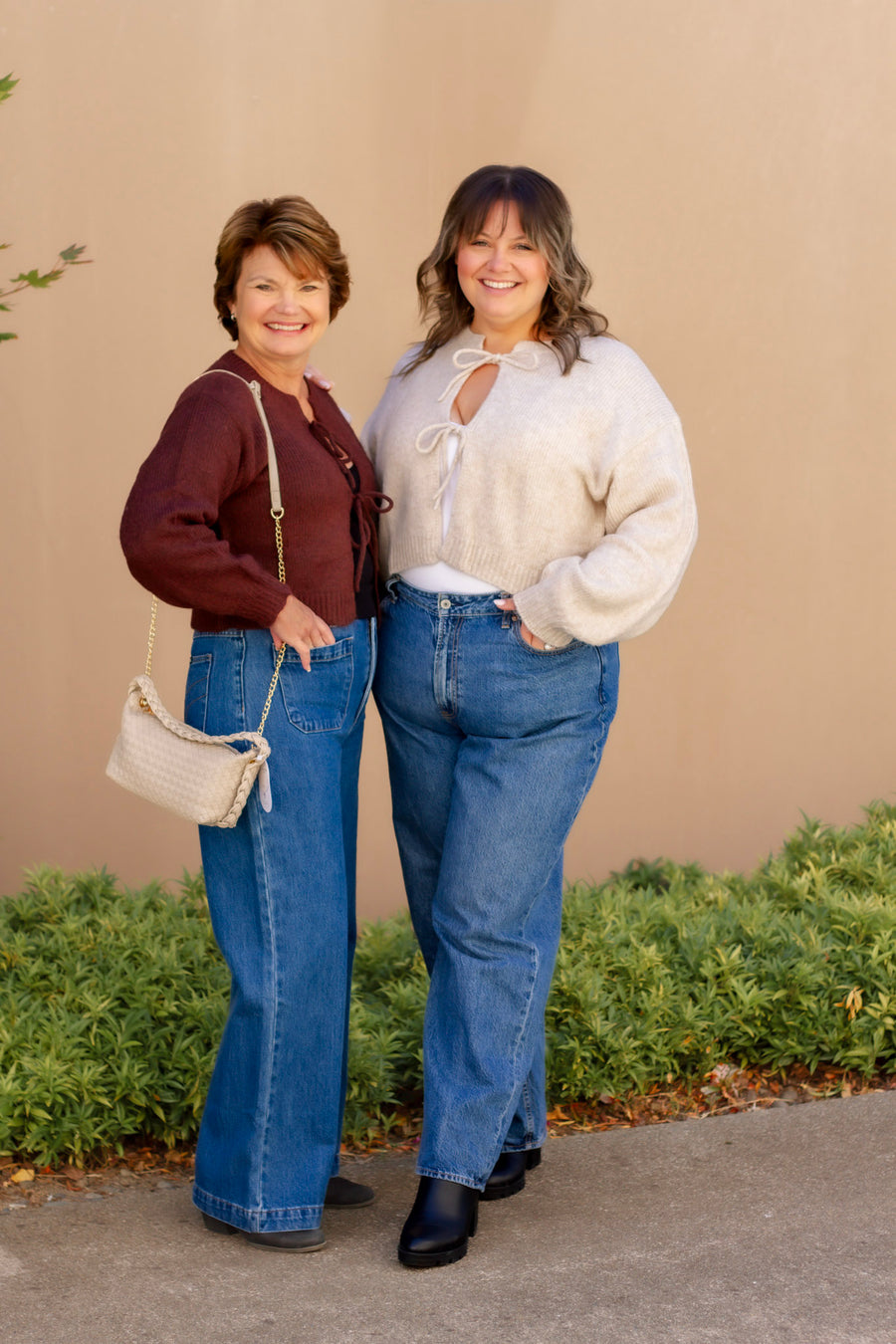 Bow Front Sweater Top