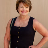 Myra Button Front Vest